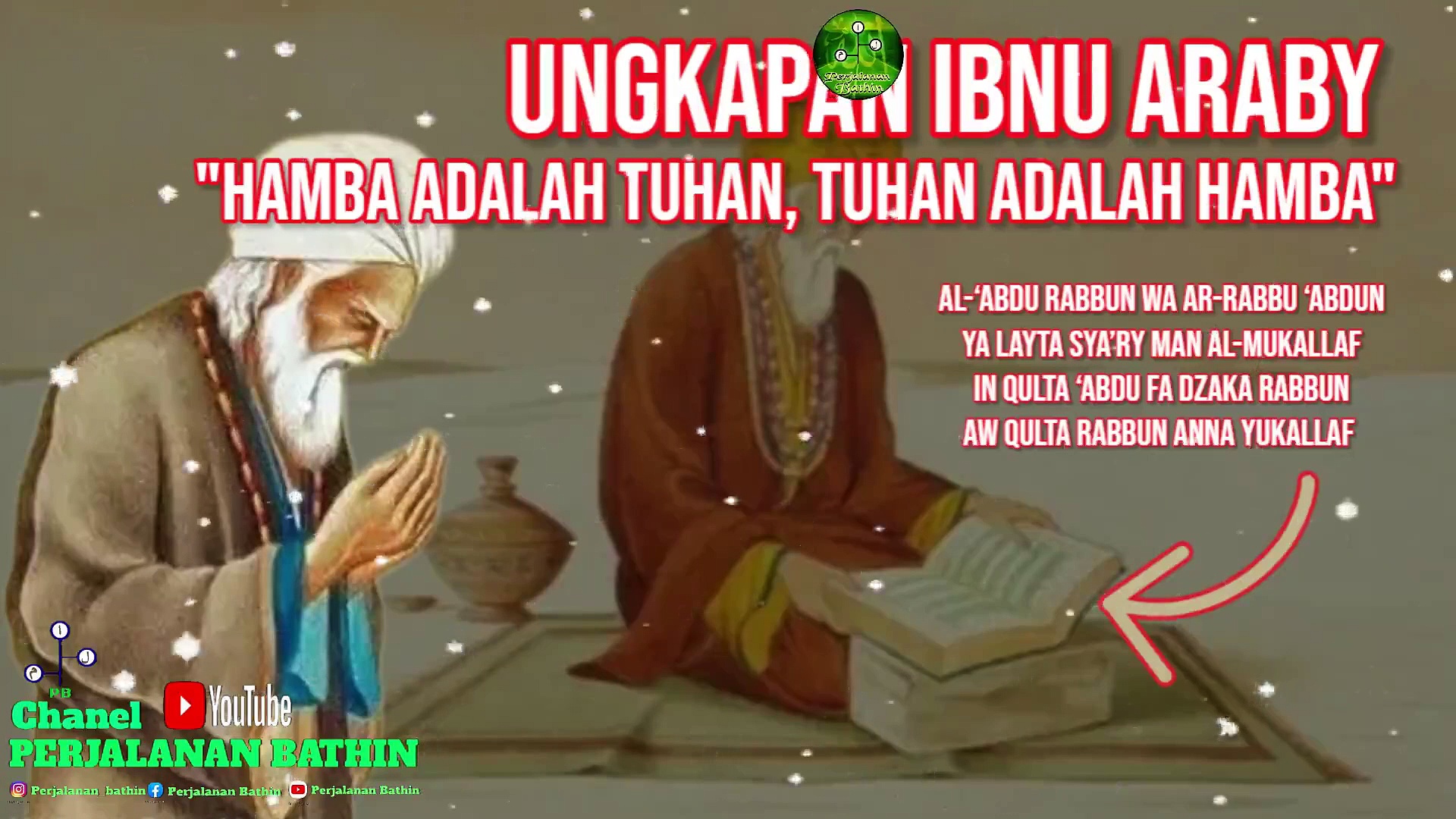 Hamba adalah Tuhan, Tuhan adalah hamba