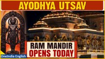 Ram Mandir Update: India Cheers as PM Modi Prepares to Inaugurate Ram Mandir Today| Oneindia News