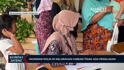 Imunisasi Polio di Keluharan Cabean Tidak Ada Penolakan