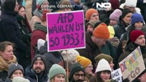 شاهد: مظاهرة في ألمانيا دعمًا للمهاجرين في وجه اليمين المتطرف