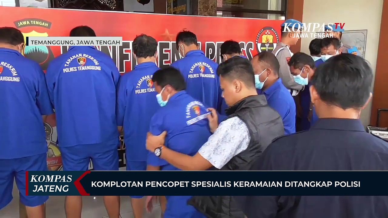 Komplotan Pencopet Spesialis Keramaian ditangkap Polisi