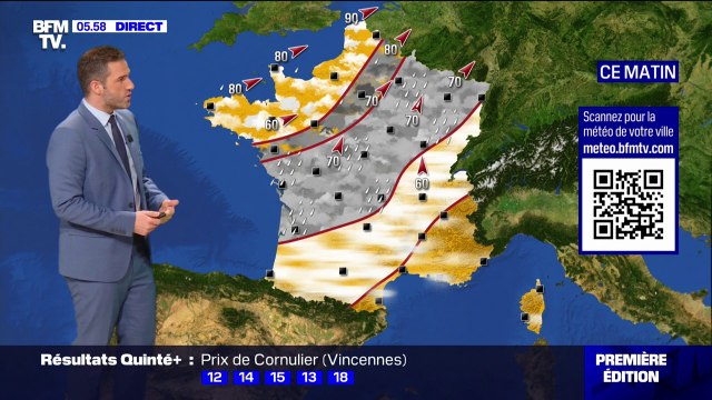 Ce lundi s'annonce beaucoup plus doux, mais pluvieux et venteux sur le nord