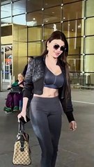 Actress Sherlyn Chopra Chants 'OM' At The Airport