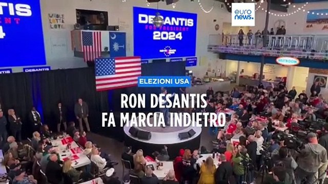 Elezioni USA, Ron DeSantis si ritira dalle primarie repubblicane e appoggia Donald Trump