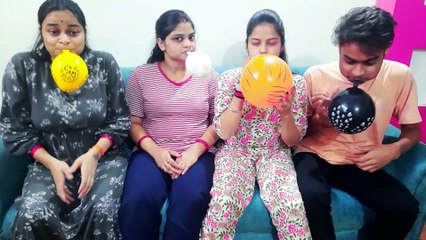 A Must Watch Balloon Challenge with Girls and TRY NOT TO LAUGH