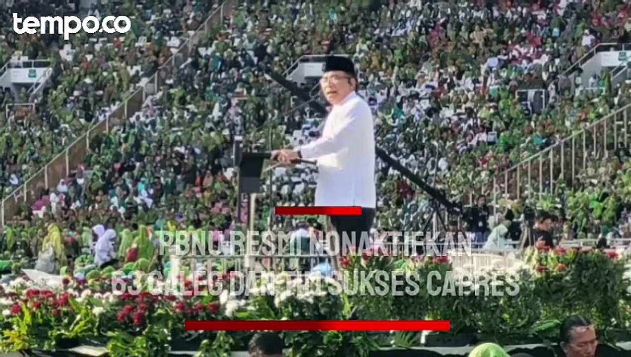 PBNU Resmi Nonaktifkan 63 Caleg dan Tim Sukses Capres: Ada Khofifah hingga Yenny Wahid