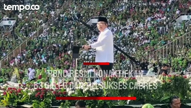 PBNU Resmi Nonaktifkan 63 Caleg dan Tim Sukses Capres: Ada Khofifah hingga Yenny Wahid