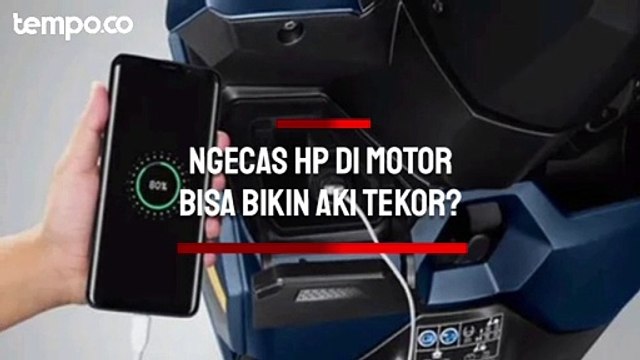 Charger HP di Motor Bisa Bikin Aki Tekor? Begini Penjelasannya