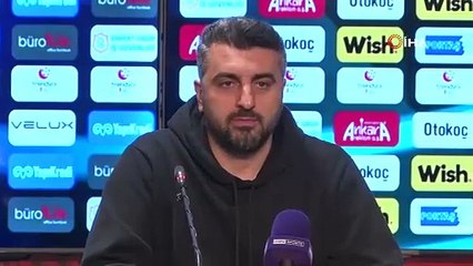 Sinan Kaloğlu: “Hakemin bugün tutumunu objektif olarak gördüm”