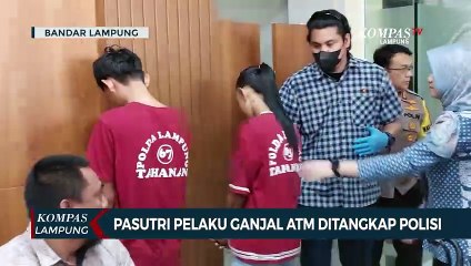 Pasutri Pelaku Pencuri Ganjal ATM Demi Pesta Narkoba