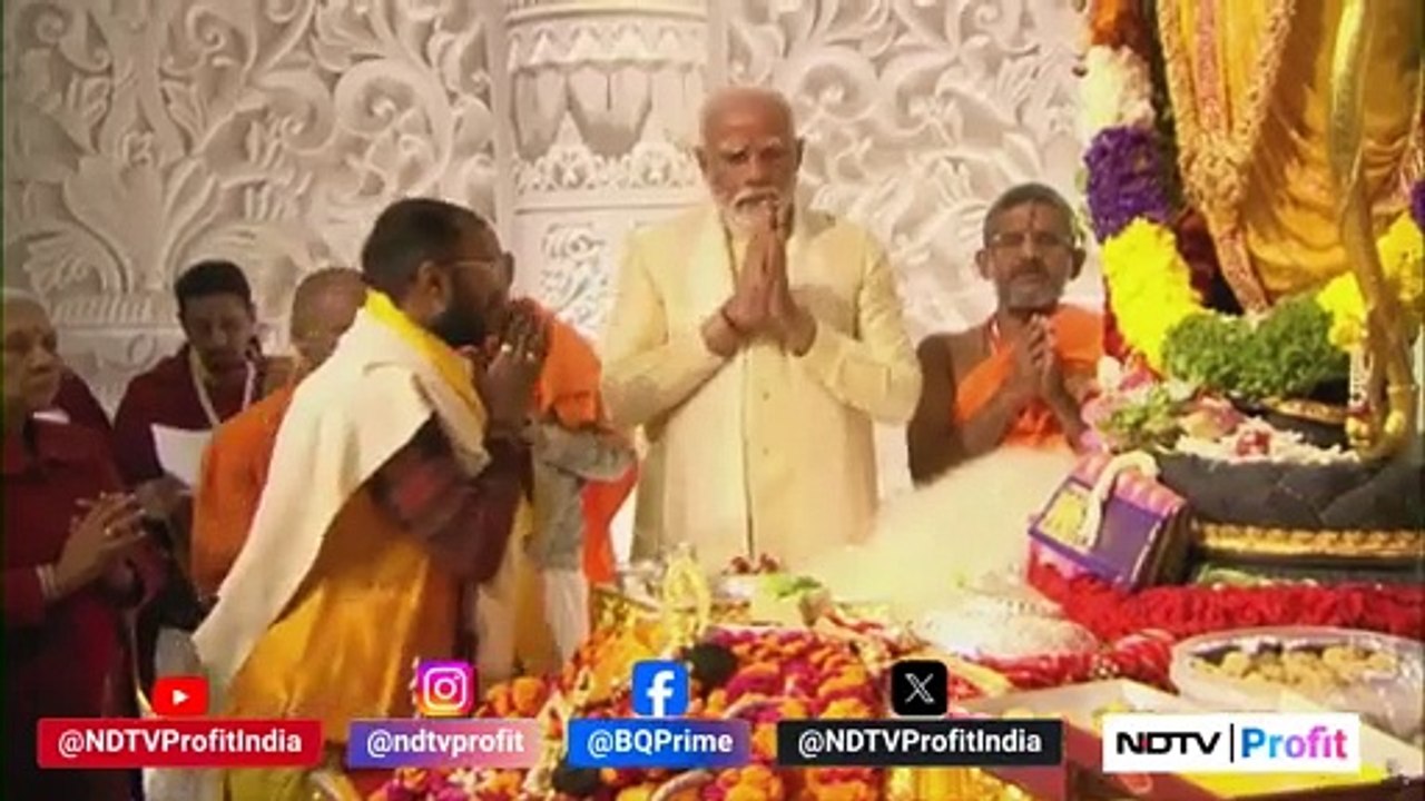 PM Modi LIVE | PM Modi At Ram Mandir Pran Prathishtha | Ayodhya Ram Mandir Inauguration LIVE