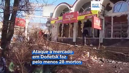 Télécharger la video: Forças armadas ucranianas negam responsabilidade no ataque a mercado de Donetsk