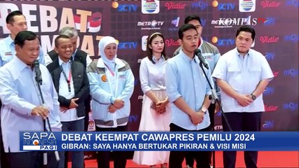 Kata Muhaimin, Gibran, Mahfud di Momen Menari Debat Cawapres Terakhir