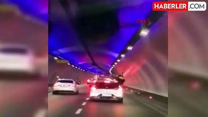 Avrasya Tüneli'nde Tehlikeli Taraftar Yolculuğu