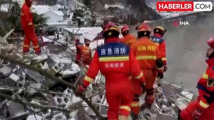 Çin'de heyelan faciası! 18 hane toprak altında kaldı, 47 kişiye ulaşılamıyor