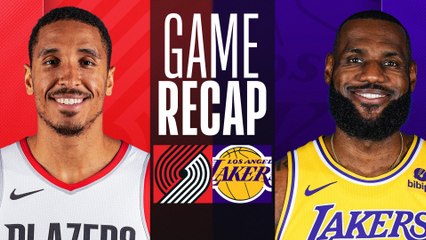 Game Recap: Lakers 134, Trail Blazers 110