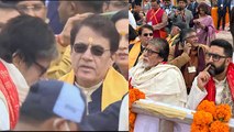 Ayodhya Ram Mandir Udghatan:Amitabh Bachchan Arun Govil & Other Celebs Ram Mandir Inside Video Viral