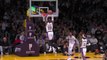 LeBron puts on Hollywood show with emphatic slam
