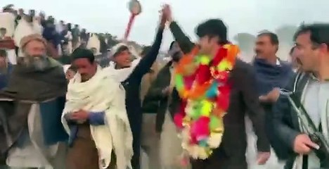 Sher Afzal Marwat's Dabang Entry in Kabadi Match at his hometown