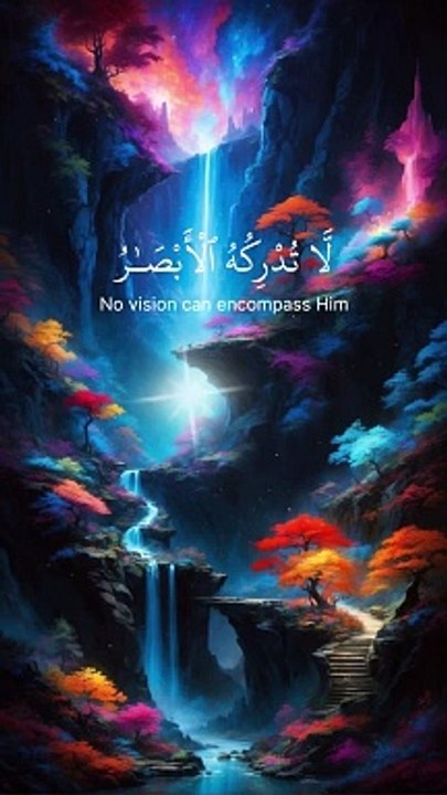 ا تُدْرِكُهُ الْأَبْصَارُ وَهُوَ يُدْرِكُ الْأَبْصَارَ وَهُوَ اللَّطِيفُ الْخَبِيرُ}