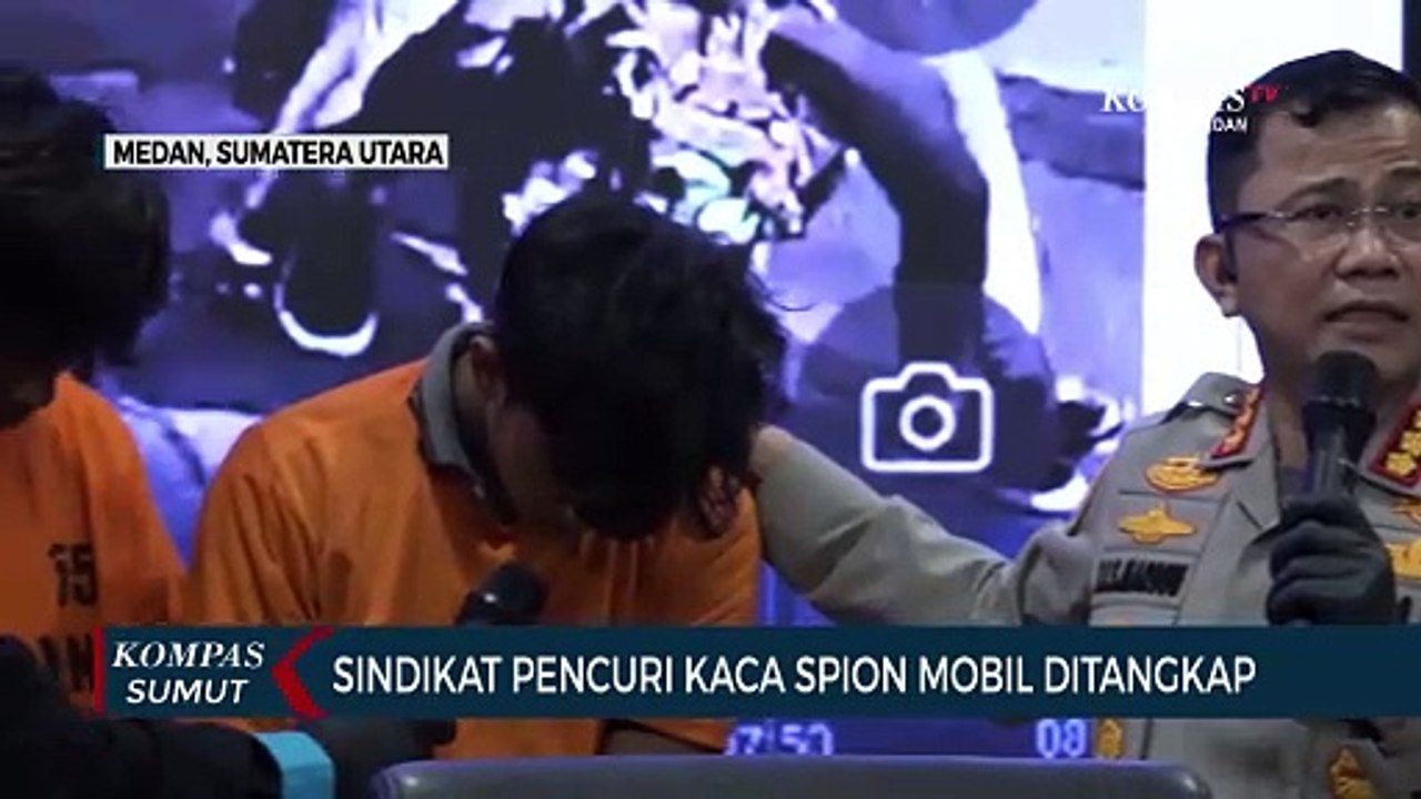 Sindikat Pencuri Kaca Spion Mobil Ditangkap Polisi