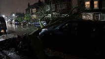 Storm Isha hits UK with 99mph winds