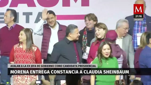Morena confirma a Claudia Sheinbaum como contendiente presidencial en 2024