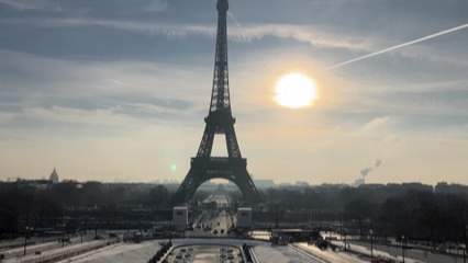 Paris sous la neige, de Montmartre jusqu'au Palais-Royal