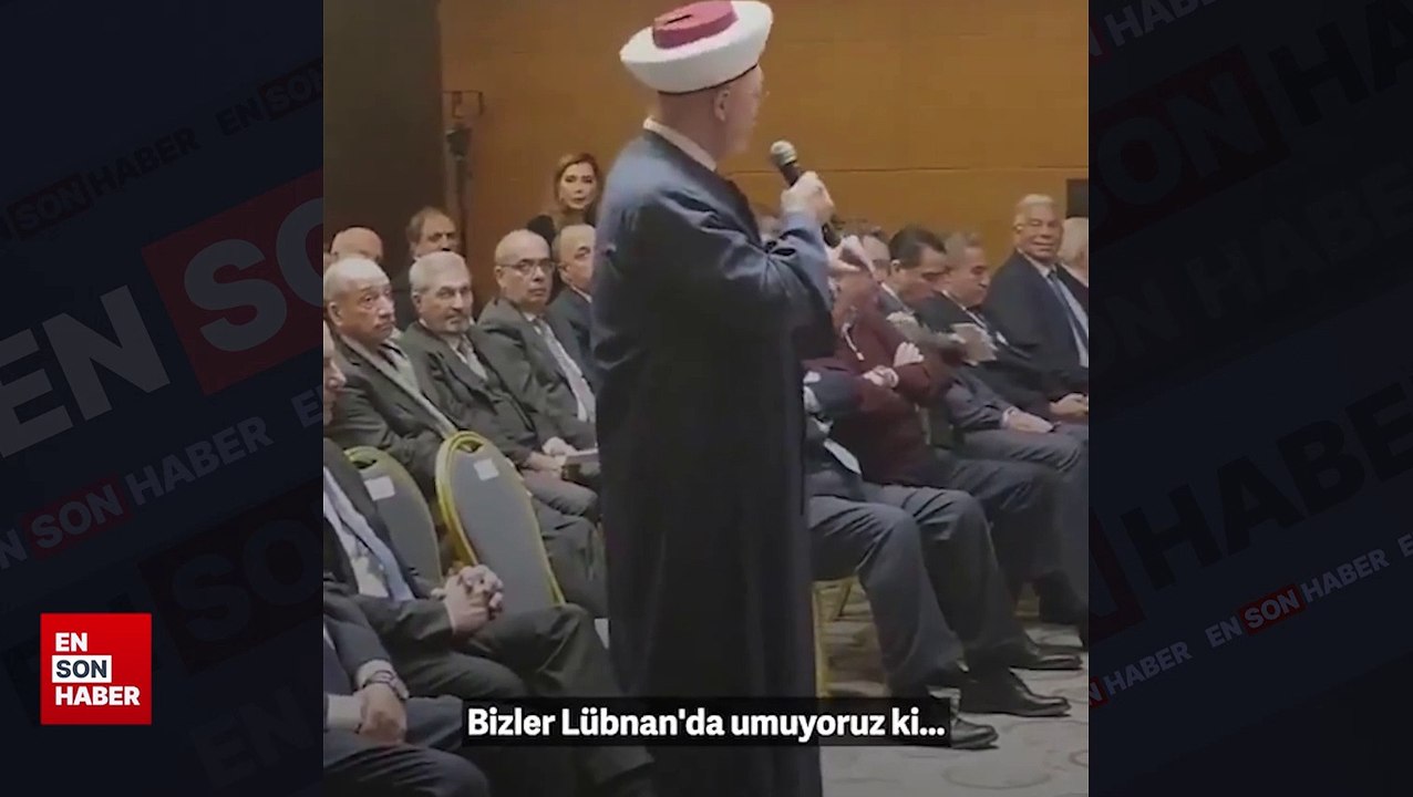 Lübnanlı din adamı: Osmanlı devleti Filistin'in onurunu savundu