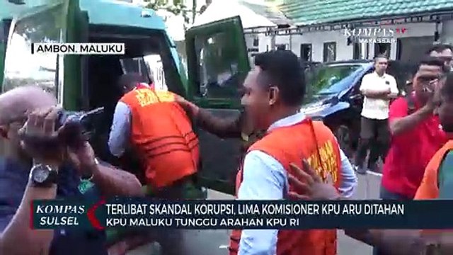 Terlibat Skandal Korupsi, Lima Komisioner KPU Aru Ditahan