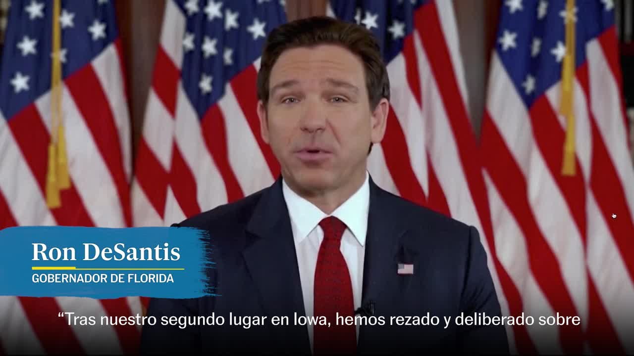 DeSantis suspende su campaña presidencial