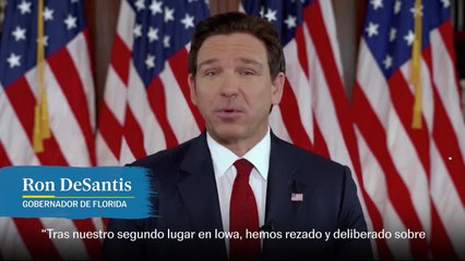 DeSantis suspende su campaña presidencial