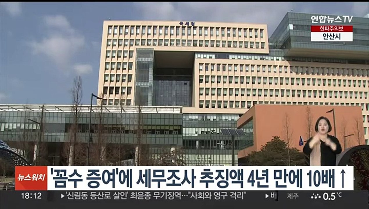 '꼼수 증여'에 세무조사 추징액 4년 만에 10배↑