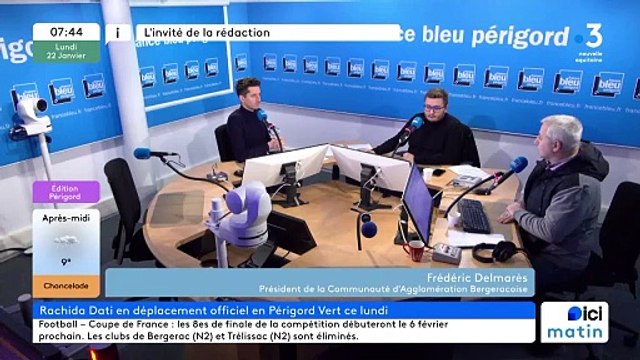 Frédéric Delmarès, président de la communauté d'agglomération Bergeracoise et maire de Creysse