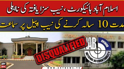 Hearing on NAB appeal to increase disqualification period of NAB convict to 10 years