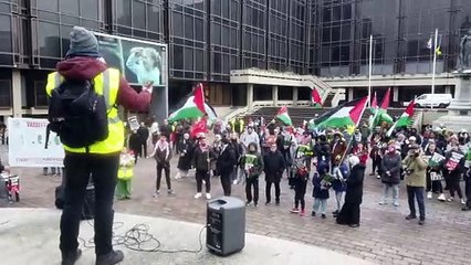 March for Palestine in Portsmouth on Sunday 21st January 2024