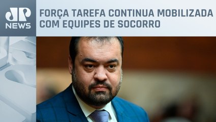 Cláudio Castro se reúne com secretários após chuvas no Rio de Janeiro