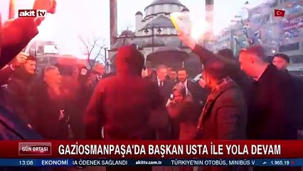 Gaziosmanpaşa'da Başkan Usta ile yola devam