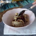 Glace à la banane vegan super facile à faire goût cookie! cookie dough vegan