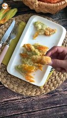 Beignets de fleurs de courgettes : technique et recette