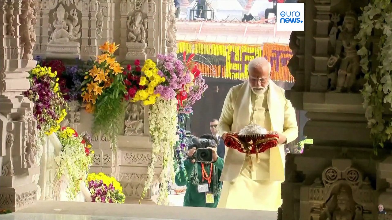 Narendra Modi inaugura templo controverso na Índia a poucos meses de eleições