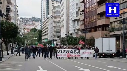 Una nueva semana y las protestas de los trabajadores de Vitrasa continunan ante la dejación de Abel Caballero.  hasta cuando no atendera a los trabajadores