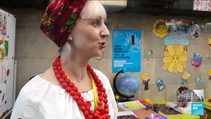 Kharkiv schools go underground amid Russian bombardments