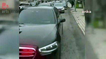 AKP'nin Ankara adayı Turgut Altınok'tan çakarlı araçla seçim çalışması
