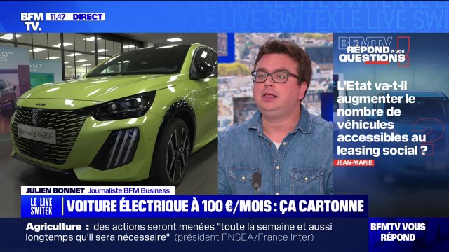 L'État va-t-il augmenter le nombre de véhicules accessibles au leasing social? BFMTV répond à vos questions
