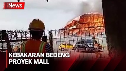 Diduga Korsleting Listrik, Bedeng Proyek Mall di Puri Kembangan Ludes Terbakar