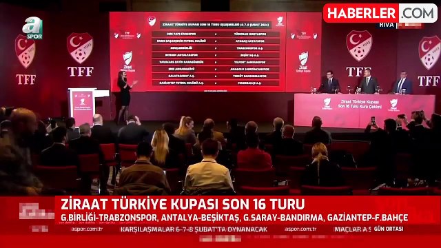Türkiye Kupası son 16 turunda Süper Lig devlerinin rakipleri belli oldu