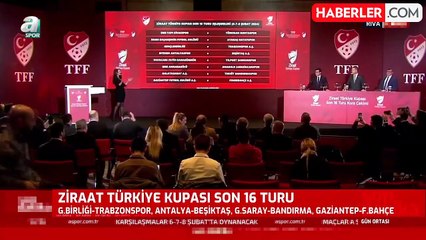 Türkiye Kupası'nda kuralar çekildi! İşte Süper Lig devlerinin son 16 turundaki rakipleri