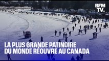 La plus grande patinoire au monde réouvre au Canada