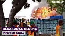 Kebakaran Bedeng Proyek Mall di Puri Kembangan, Delapan Motor Ludes Terbakar